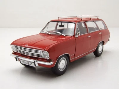 Opel Kadett B Caravan Familiare 1965 Rosso Modellino Auto 1:24 Whitebox - Immagine 1 di 4