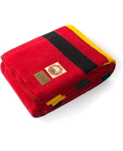 Pendleton Wool Blanket Rainier National Park Blanket Home Collection USA 86”X83” - Picture 1 of 6
