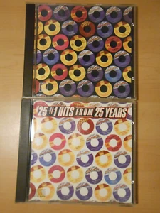 Lot (2) Motown #1 Hits from 25 Years Vol 1 & 2 Four Tops Marvin Gaye Jackson 5 - Picture 1 of 3