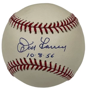 DON LARSEN SIGNED OFFICIAL MAJOR LEAGUE BASEBALL NEW YORK YANKEES - Picture 1 of 1
