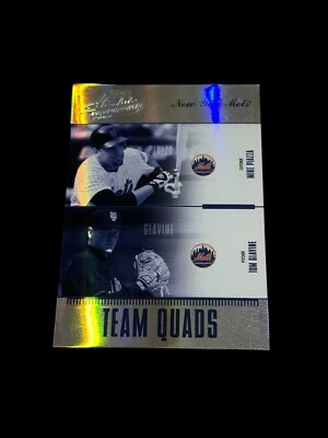2004 Playoff Absolute Memorabilia -TQ-10 Mets Team Quad /25 - Image 1 of 2