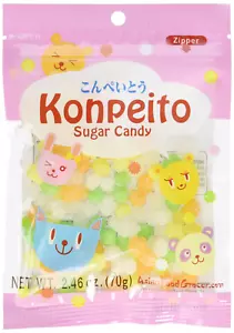 Caramelo de azúcar Konpeito 2,66 onzas 70 gramos - 100 piezas - Imagen 1 de 12