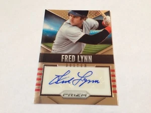 Fred Lynn 2014 Panini Prizm Autograph #24 Boston Red Sox - Bild 1 von 2