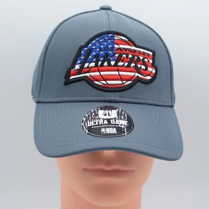 NBA Los Angeles Lakers Mütze OSFA | Grau | American Flag Logo USA Ultra Game - Bild 1 von 7
