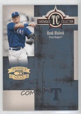 2005 Donruss Throwback Threads Collection Gold Century Proof /100 Hank Blalock