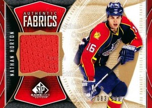 2009-10 Sp Game Used Authentic Fabrics Gold #AFNH Nathan Horton