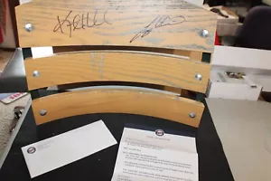 ⚾ MINNESOTA TWINS TARGET FIELD SEAT SLAT BACK SIGNED TONY OLIVA KENT HRBEK - Picture 1 of 9