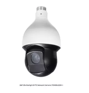 1/2.8" 2MP 25x Starlight IR PTZ Network Camera IP66 H.265+ 4.8-120mm Motorized - Picture 1 of 1