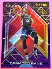Desmond Bane SP 2021-22 Panini Recon Holo Red /199 #81 Grizzlies
