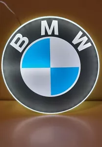 BMW Mechanic Shop Iluminated Sign LED Lightbox Light Box for Man Cave - Picture 1 of 3