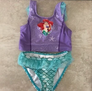 Disney Baby Infant Girls The Little Mermaid 2 Piece Swimsuit 18 Months Ariel - Picture 1 of 5