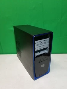 Cooler Master Elite 310 Blue & Black Mid-Tower Computer Case PC Shell - Afbeelding 1 van 11