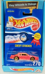 Hot Wheels Chevy Stocker (Blue Card 1991) Collector 270 Met.Pink UH Gold MedalSp - Picture 1 of 8