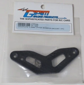 Tamiya TT01 Graphite (2.5mm) Upper Bumper Mount by GPM NEW GTT220 - Picture 1 of 1