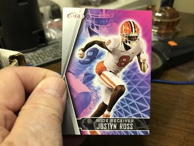2022 Sage High Series Football Base Silver #139 Justyn Ross - Clemson University - Image 1 of 2