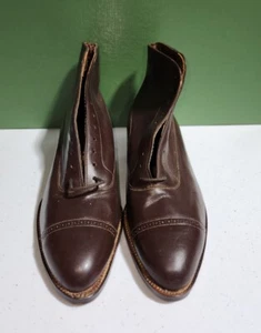 Par de Zapatos Vintage Smith-Wallace Calidad Esterlina Cadete Chicago Union Stamp Bota - Imagen 1 de 10