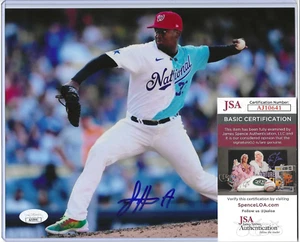 Washington Nationals ~ Jose Ferrer ~ Signed 8x10 Baseball Photo (JSA COA) José - Picture 1 of 6