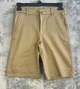 Nautica Shorts Khaki Chino Boys Size 12 8 Inseam 25 waist School Uniform kidcore - Picture 1 of 6