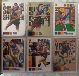 2011 AFL BRISBANE LIONS HERALD SUN TEAM SET 12 CARDS 3D JONATHAN BROWN - Picture 1 of 2
