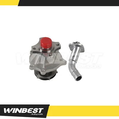Water Pump w/Thermostat for 02-09 Chevrolet Trailblazer GMC Envoy Isuzu 4.2L  — 第 1/4 张图片