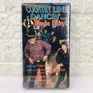 NEW & SEALED‼ Country Line Dancin' Made Easy! Dancing Video Tape • FREE S/H‼ - Foto 1 di 4