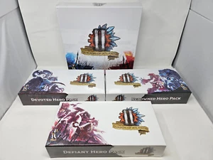 Guards Of Atlantis 2 II: 2E Printing + 3 Hero Packs: Devoted, Defiant & Renowned - Picture 1 of 9