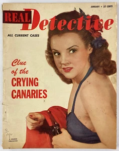 Real Detective Magazine, January 1950, Vintage True Crime Stories, Pulp - Picture 1 of 5