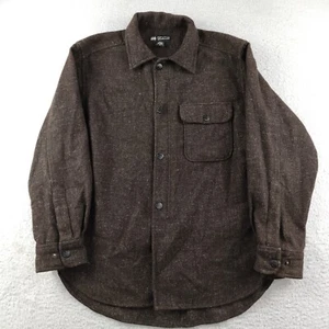 Banana Republic Cabinwear Jacket Mens S Linen Wool Blend Vintage Brown - Picture 1 of 3