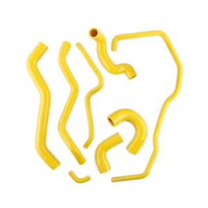 For Abarth 500 595 695 All Versions Silicone Radiator Coolant Heater Hose YELLOW - Imagen 1 de 11