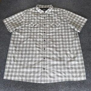 Croft & Barrow Quick-Dry Shirt 2XB Plaid Short Sleeve Button-Up Casual Outdoor - Picture 1 of 6