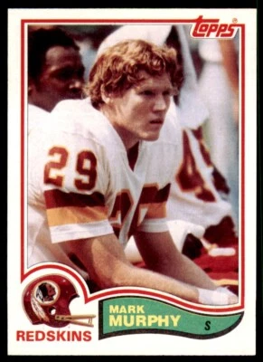 1982 TOPPS MARK MURPHY . WASHINGTON REDSKINS #517 - Image 1 of 2