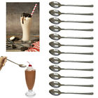 12 Pack Long Handle Stainless Spoons Mixing Ice Cream Coffee Tea Spoon Set 8