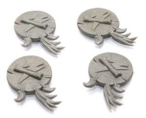 Warhammer Ages of Sigmar Gloomspite Shields Round Shields x4 - Picture 1 of 1
