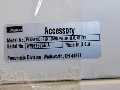 PARKER PK125P1D01 P1D 125MM PISTON SEAL KIT GP1 NEW SEALED FREE SHIP  LOC F1 - Image 1 of 4