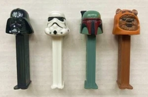 Pez Star Wars Darth Vader/Storm Trooper/Boba Fett/Ewok Süßigkeitenspender - Bild 1 von 2