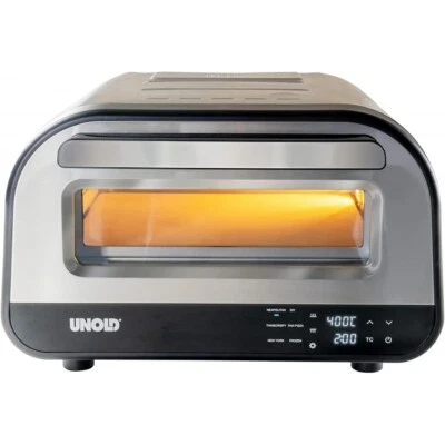 UNOLD 68816 - Pizzaofen Luigi - Mini-Backofen - 1700 W - edelstahl/schwarz - Bild 1 von 3
