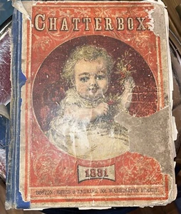 Chatterbox - 1881, Illustrated Children's Story Book - Hardcover  - Picture 1 of 7