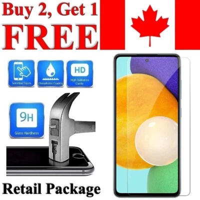 Premium Tempered Glass Screen Protector for Samsung Galaxy A53 5G A52s 5G A52 5G - Image 1 of 4