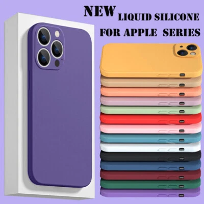 Case For iPhone 16 15 14 13 11 12 Pro Max Plus XS 8 7 Shockproof Silicone Cover - Image 1 of 4