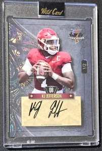 Wild Card 7 Card Studs KJ Jefferson 2023 autógrafo automático/2 - #7CSL-A - Imagen 1 de 2