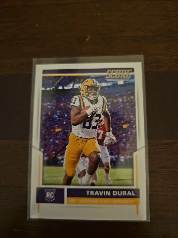 2017 Score Travin Dural Rc #368 LSU Tigers - Image 1 of 1