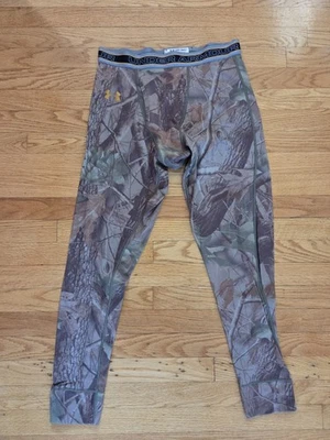 Under Armour Men's XL Base Layer Compression Pants RealTree  Hardwood Camouflage - Image 1 of 4