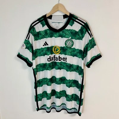 Celtic Glasgow 2023/2024 Home Football Shirt Soccer Jersey Adidas Men's Size 2XL - Image 1 of 4