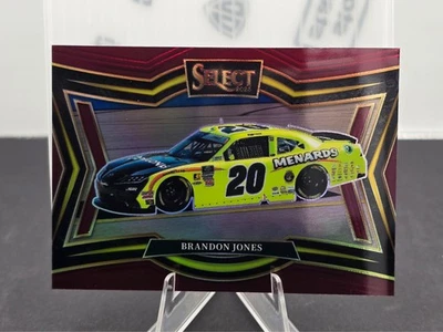 2025 Select Nascar Racing #191 - Brandon Jones -  Pit Road - Maroon /125 - Image 1 of 2
