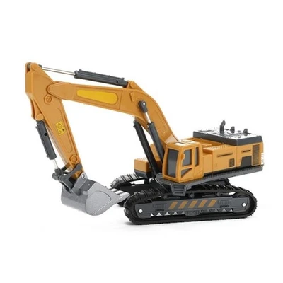TOI-Toys - Escavatrice in metallo, 1:55, colore: Giallo/Nero - Immagine 1 di 4