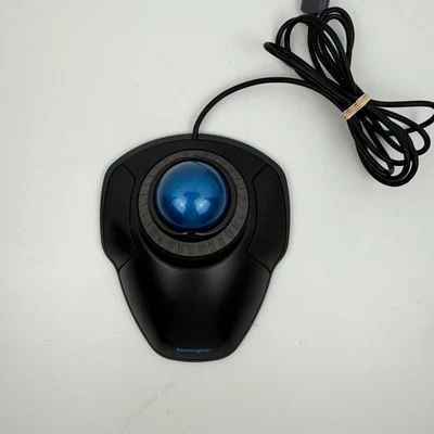 Kensington Orbit Trackball w/Scroll Ring Wired Mouse M01047 Tested Working - Image 1 of 4