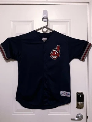 Vintage 90s - Cleveland Indians - Majestic MLB Genuine Jersey - Size L - Image 1 of 4