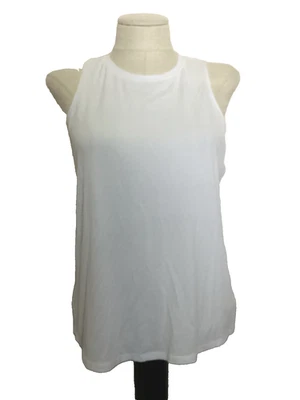 Camiseta sin mangas AVIA blanca de punto acanalado talla S* Foto 1 de 4