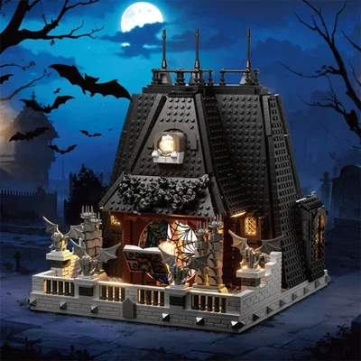 Wednesday Adams House Building Blocks Darkness Villa Model Bricks Kids Gifts - Image 1 of 4