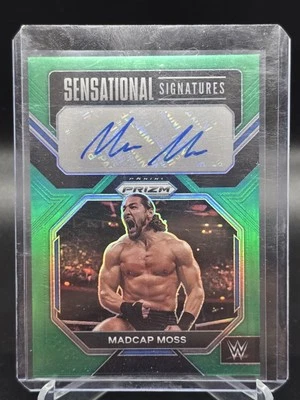 2023 Panini Prizm WWE Sensational Signatures #SN-MCM Madcap Moss Green Autograph - Image 1 of 2